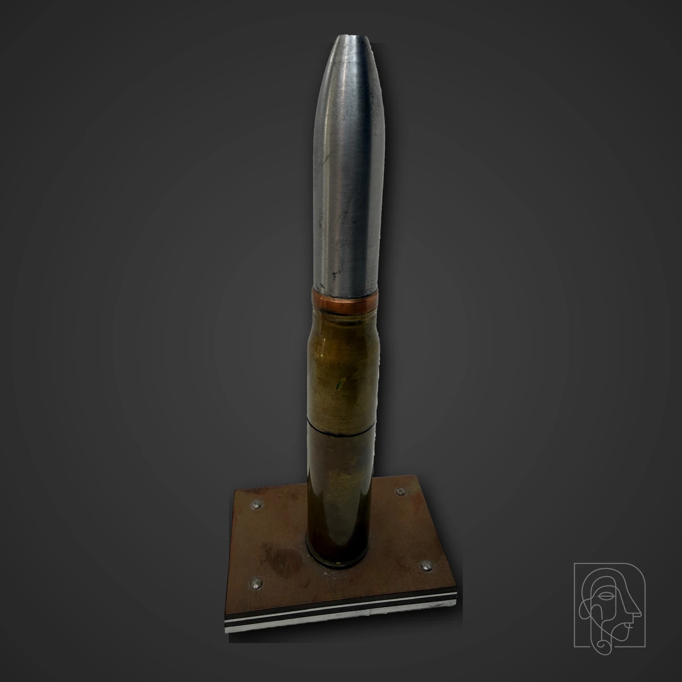 British 20 mm Cannon-Cartridge Table Lighter — JCA.2026.083