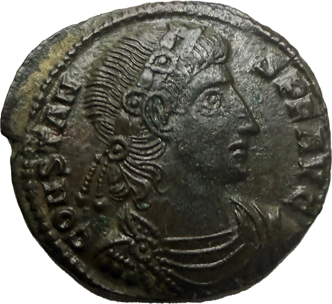 Constans AE4 Nummus, GLORIA EXERCITVS — JCA.2026.100