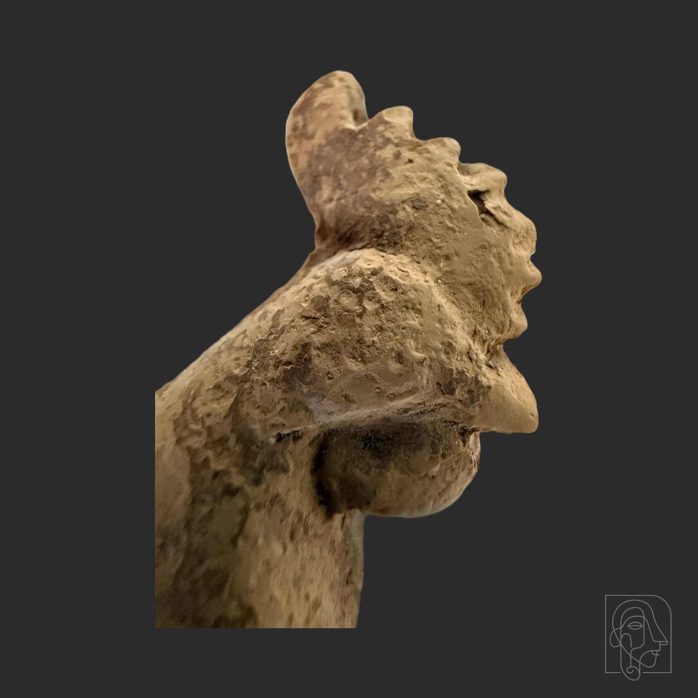 Terracotta Rooster Plaque — JCA.2026.052